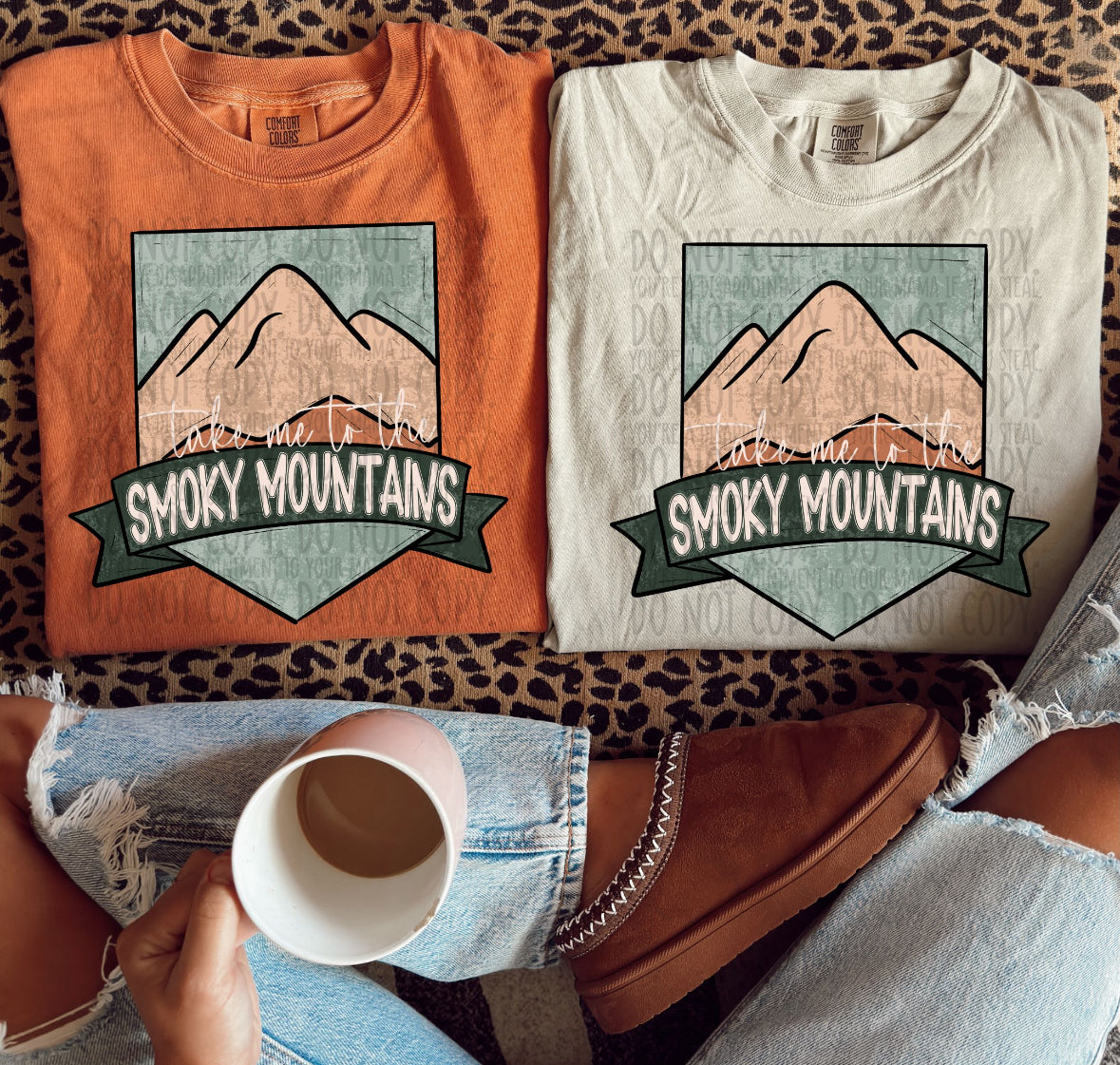 Take Me To The Smoky Mountains Comfort Colors Tee