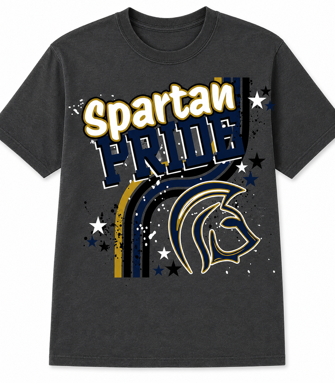 Spartan Pride Graphic Comfort Color Tee