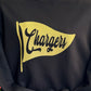 Chargers Glitter Crewneck