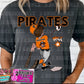 Pirates Comfort Color Tee