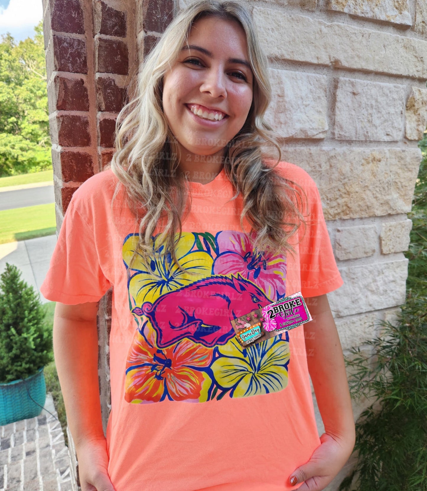 Arkansas Fan Comfort Color Tee