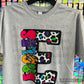 Eagles Multi Color Leopard Print Tee