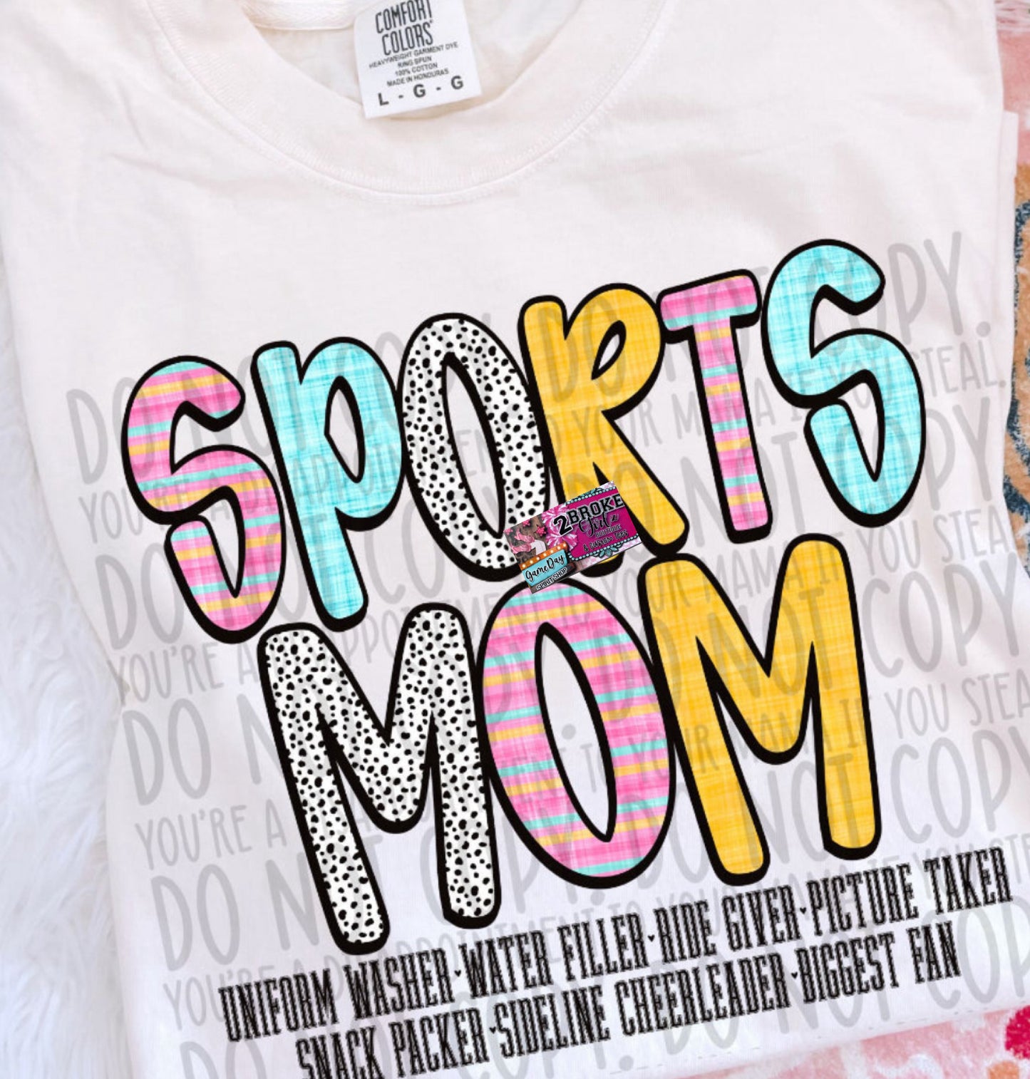 Sports Mom Comfort Color Tee