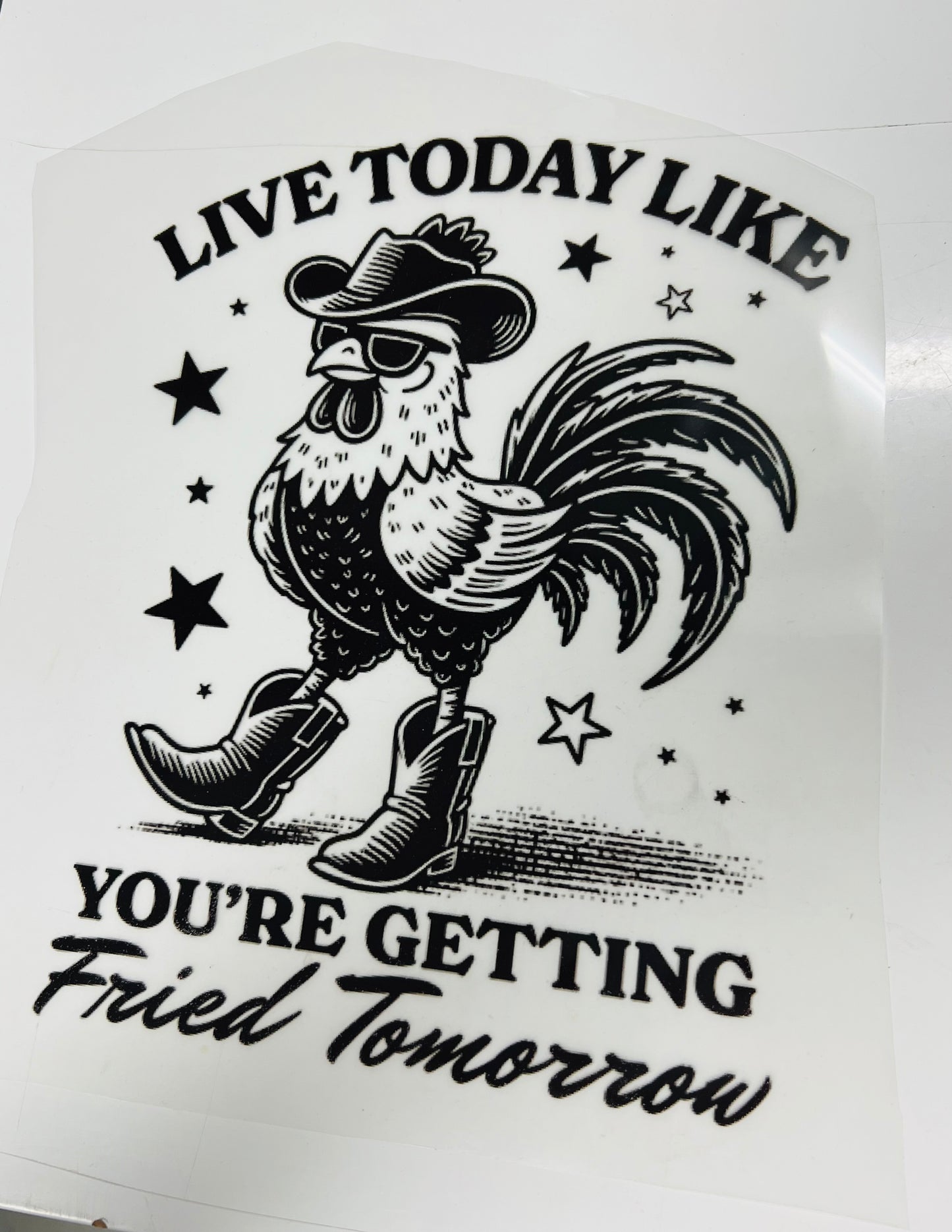 DTF Fired Tomorrow Print