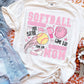 Softball Mom Comfort Colors Tee