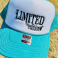 Limited Edition Embroidered Trucker Hat