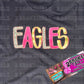 Eagles Pink Leopard Print Mascot