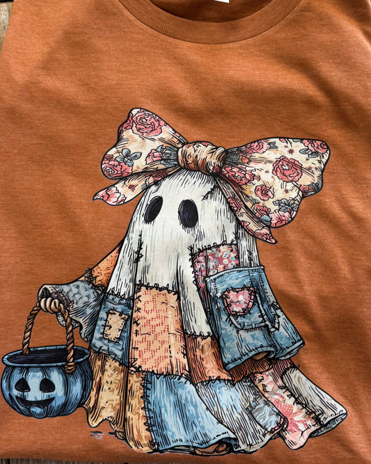 Ghost Patchwork DTF Transfer