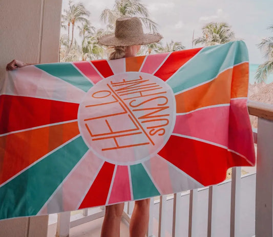 Hello Sunshine Quick Dry Towel