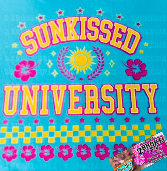 Sunkissed University Tee