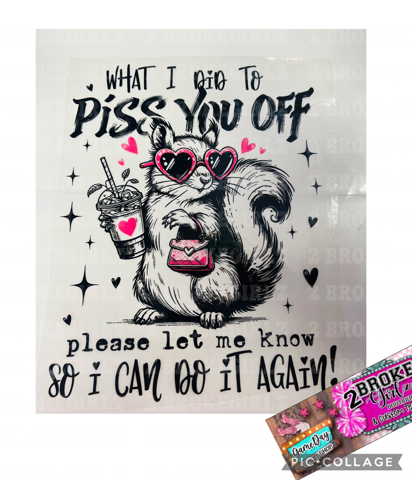 DTF Let me Know Transfer