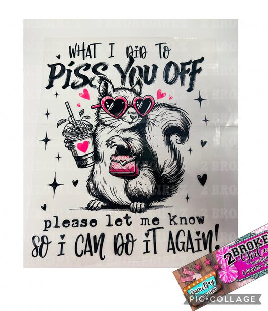 DTF Let me Know Transfer