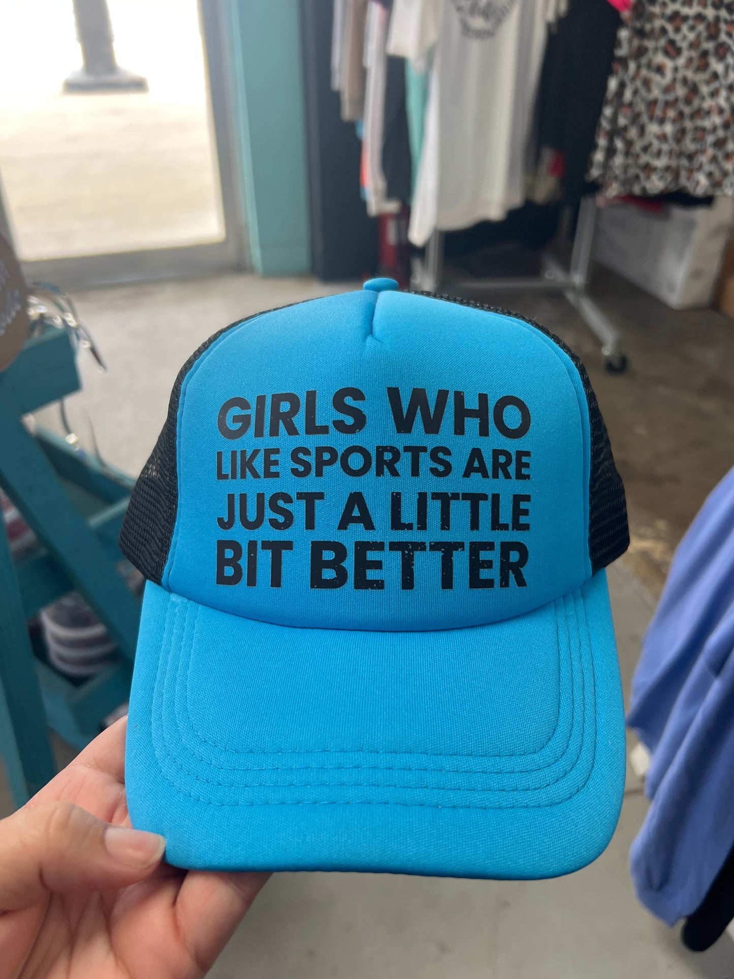 Girls who like Sports Trucker Hat