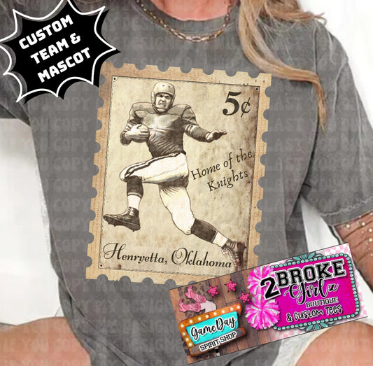 Custom Stamp CC Sports Graphic Tee