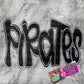 Pirates Comfort Colors Acid Wash Tee