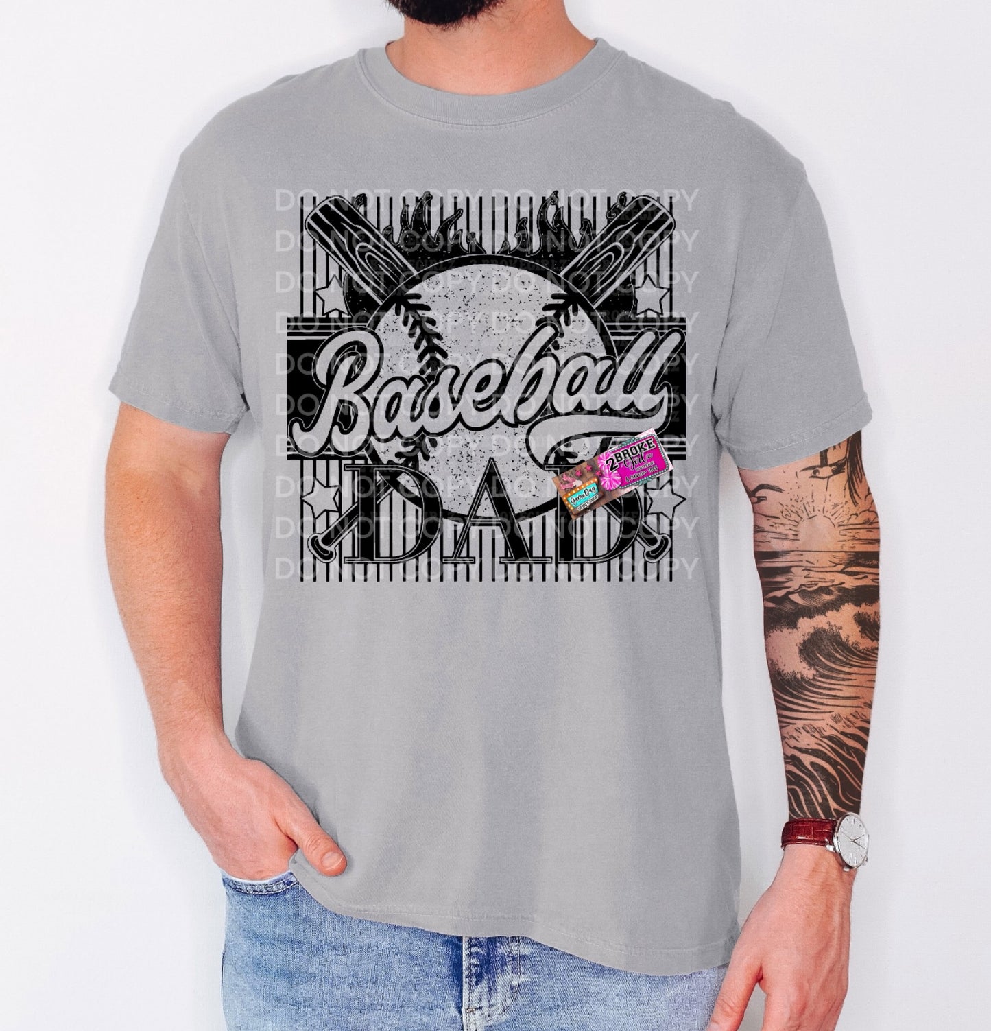 Baseball Dad Graphic Tee