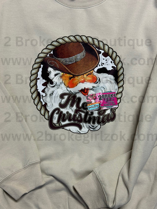 Western MerryChristmas Tee Or Sweatshirt