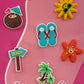 Beach Sun Tumbler Sleeve Charms
