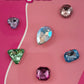Multi Stone Tumbler Sleeve Charms