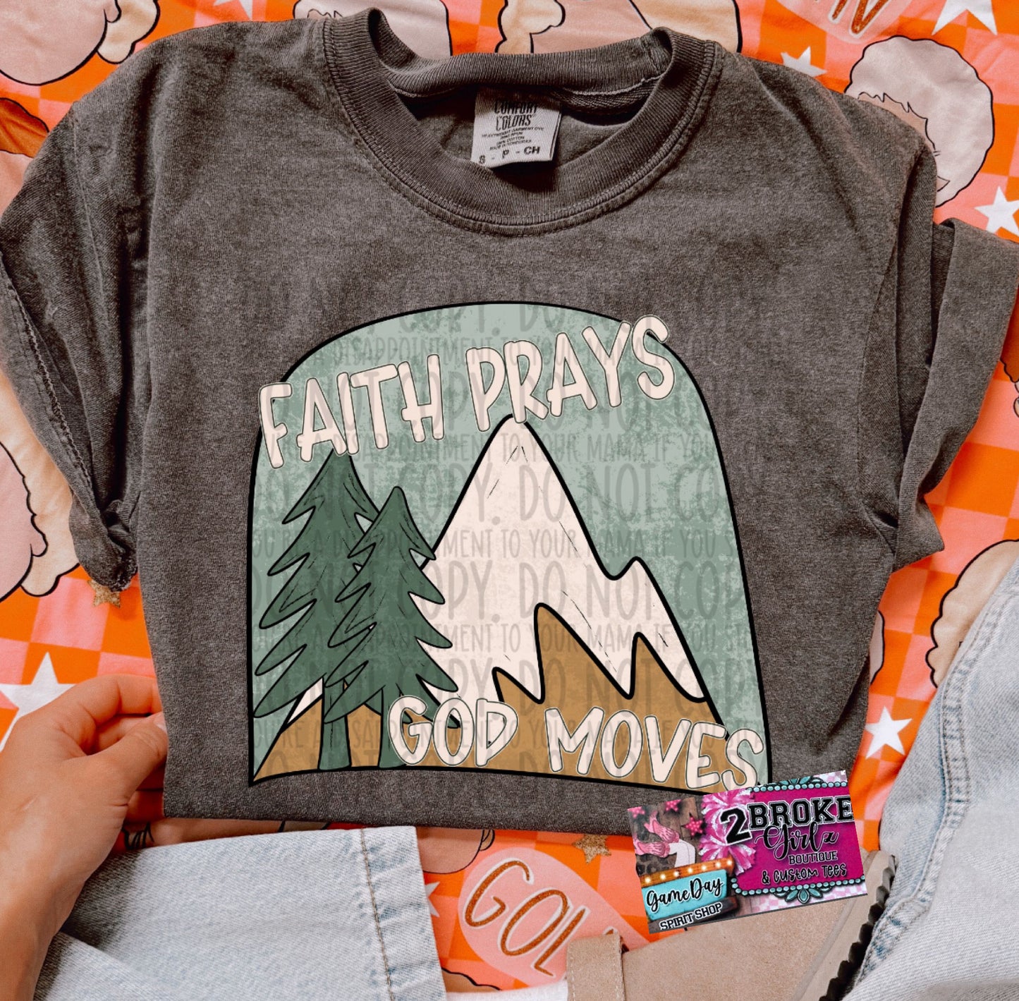God Moves Comfort Colors Tee