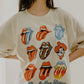 Licensed Rolling Stones OSU Cowboys Licks Over Time One Size Tee