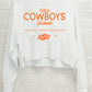 Cowboys White
Cropped Corded Crew
Sweatshirt