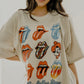 Licensed Rolling Stones OSU Cowboys Licks Over Time One Size Tee