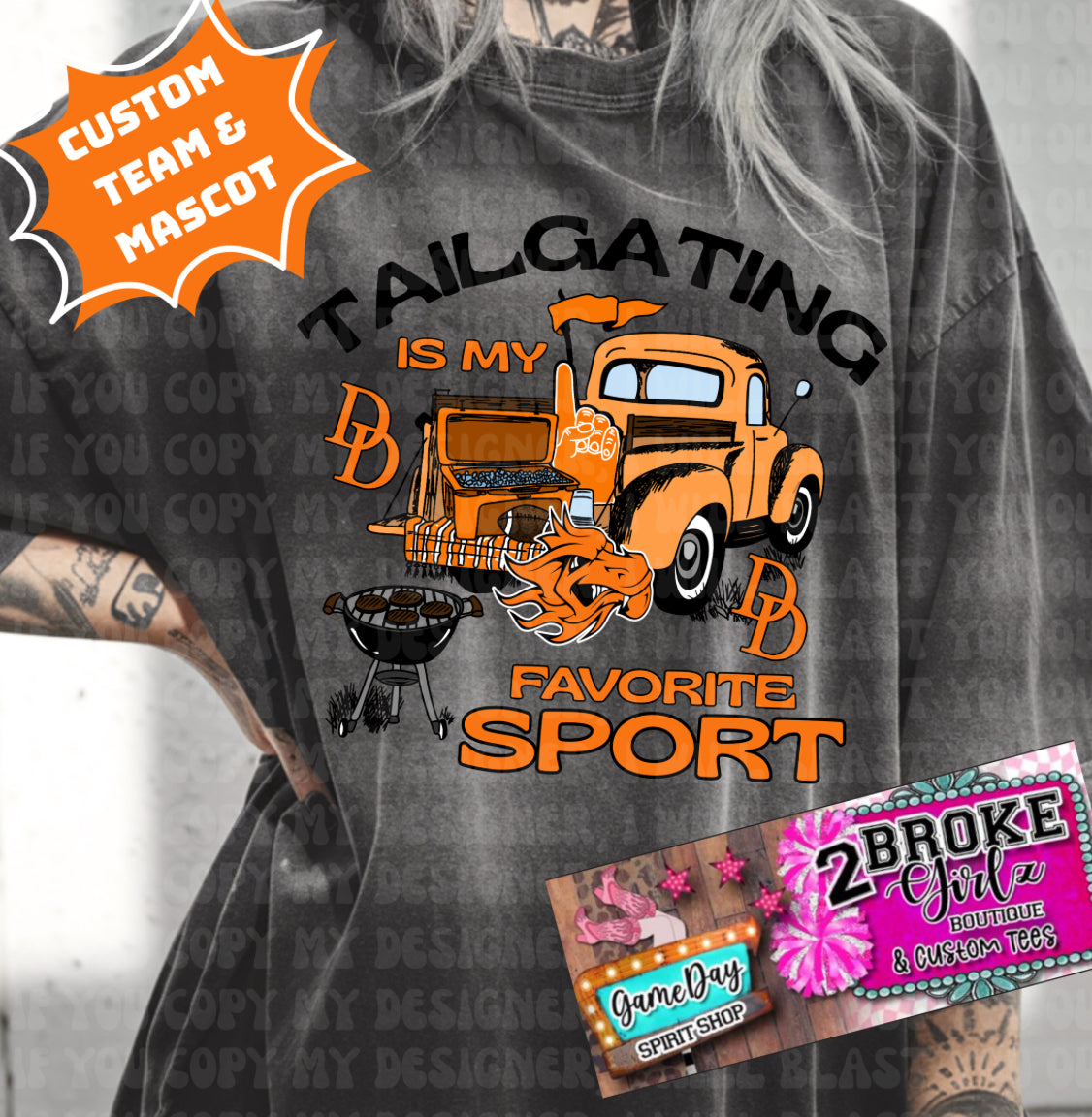 Custom Mascot Tailgating is my Favorite