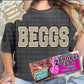 Custom Team Preppy Graphic Comfort Colors Tee Leave Mascot In Notes