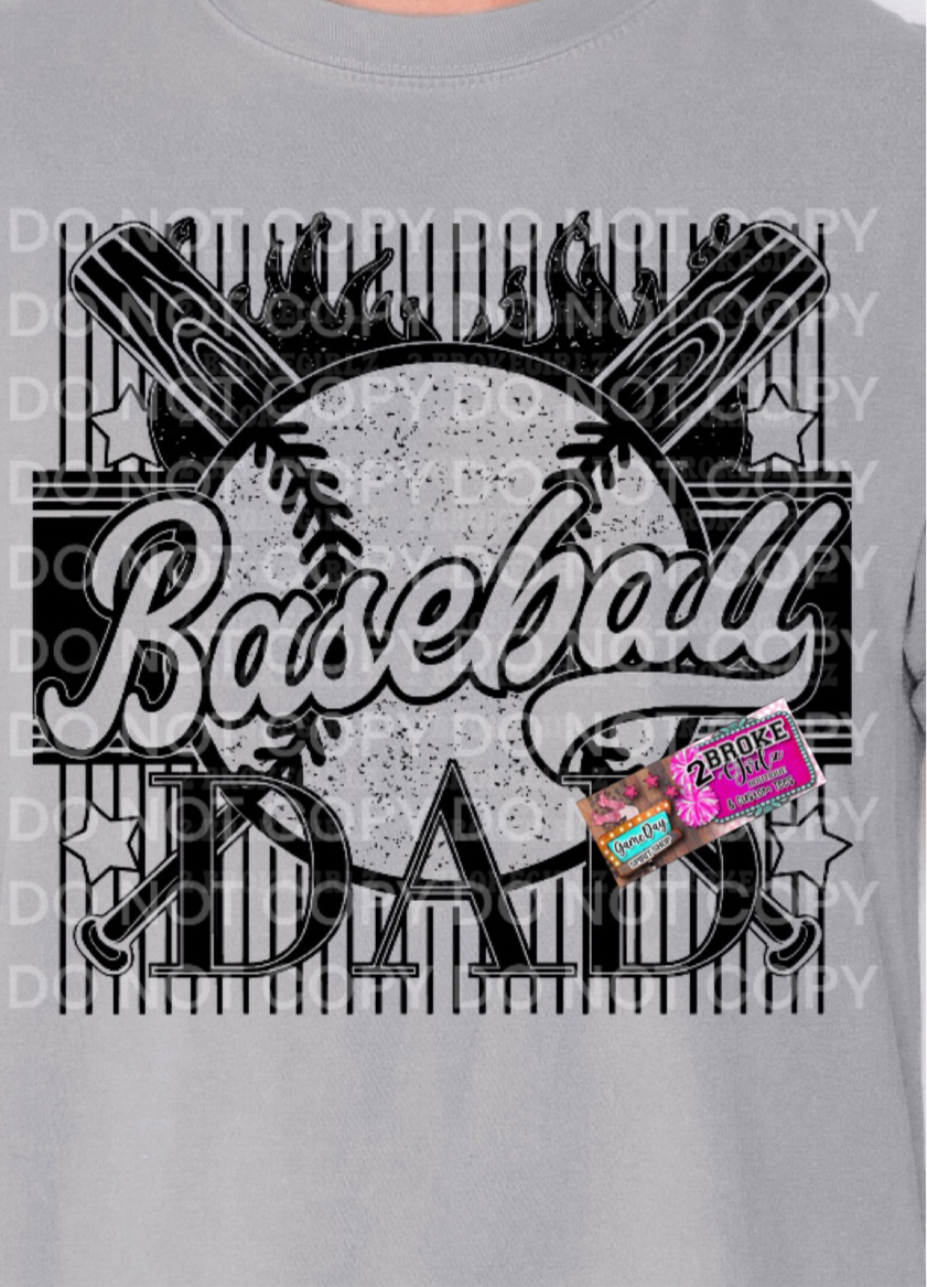Baseball Dad Graphic Tee