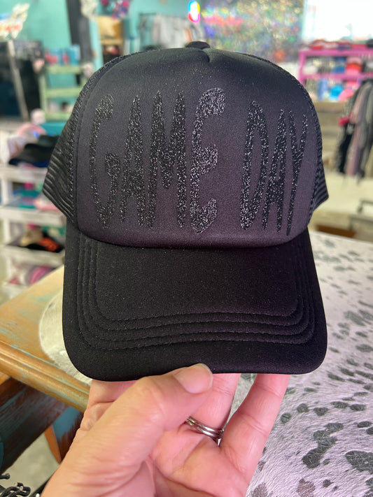 Glitter GAME DAY Trucker Hat