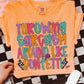 Throwing Sarcasm Around Like Confetti Comfort Colors