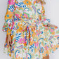 Paisley Floral Print Belted Plus
Size Dress