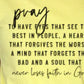Pray Screen Print Tee