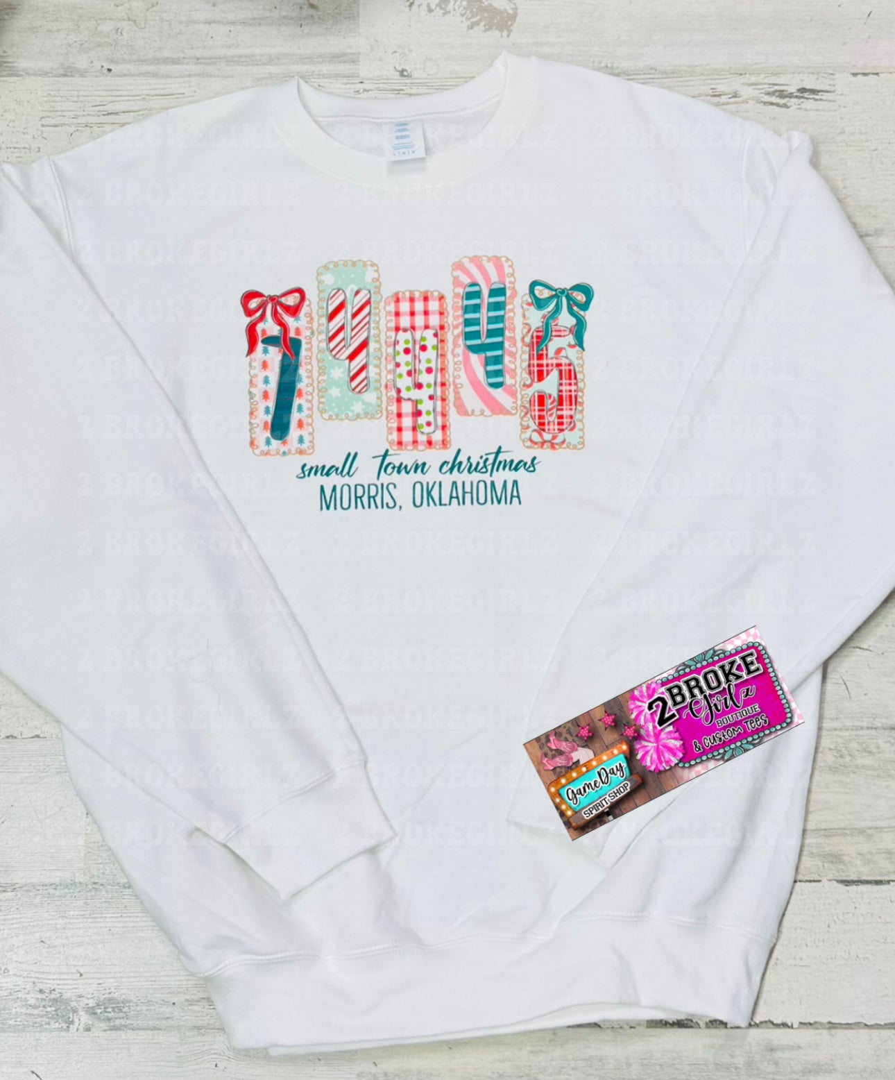 Zip Code Christmas Sweatshirt