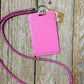 Pink Rhinestone Lanyard