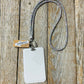 Iridescent Rhinestone Lanyard