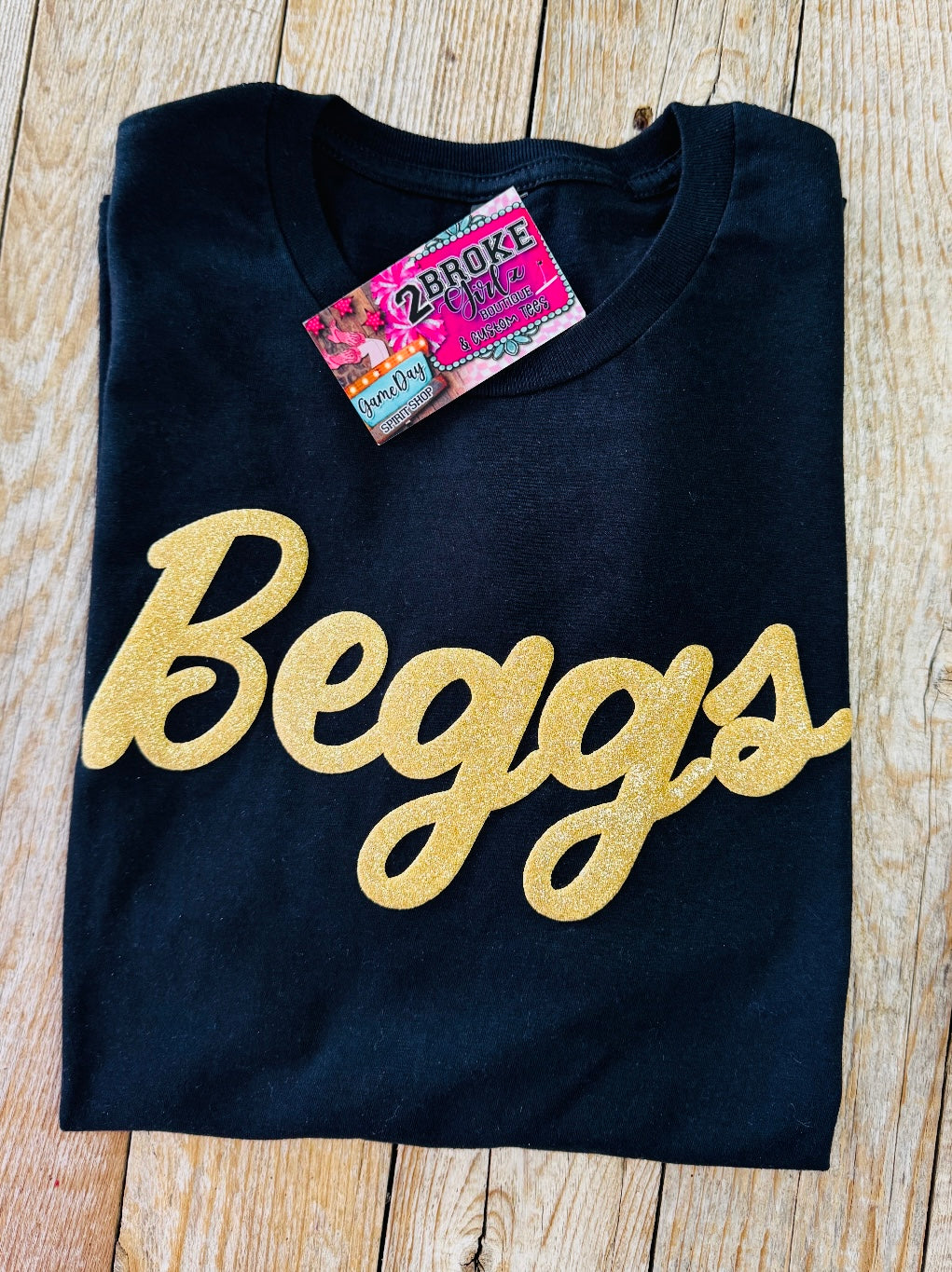 Beggs Glitter Puff Tee