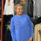 Golf Smiley Comfort Color Long Sleeve Tee