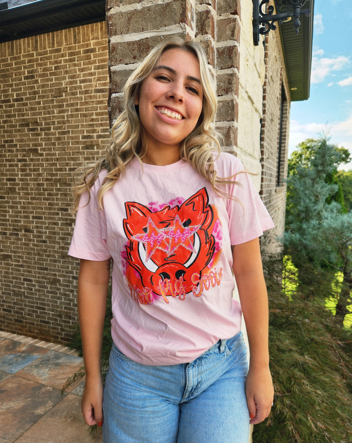 Comfort Colors Ar Razorbacks Tee