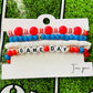 Red & Blue Game Day Bracelet