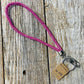 Pink Rhinestone Keychain