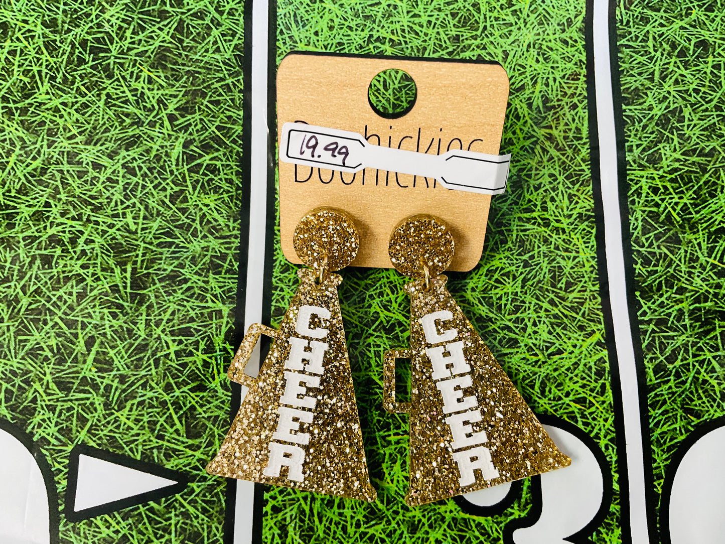 Megaphone Hypoallergenic Cheer Earrings