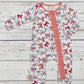 Bow Print Baby Zipper Sleeper