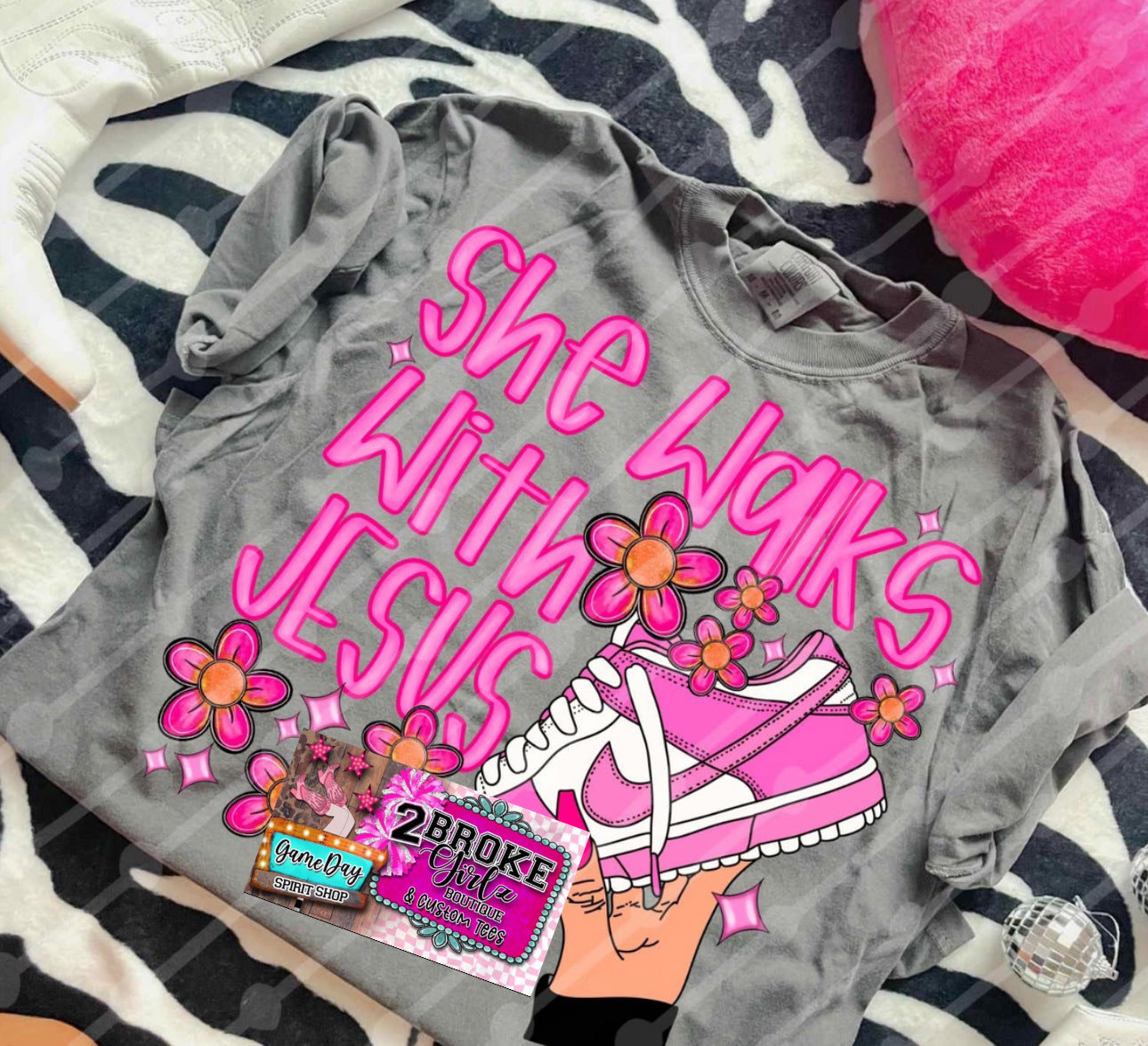 Walk With Jesus Comfort Color Tee