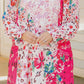 Floral Long Sleeve Plus Size
Shift Dress