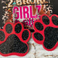 Paw Print Earrings