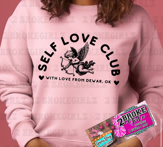 CUSTOMIZE Self Love Club - Sweatshirt or Tee