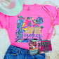 Custom Teacher Comfort Color Tee Pink or Pepper