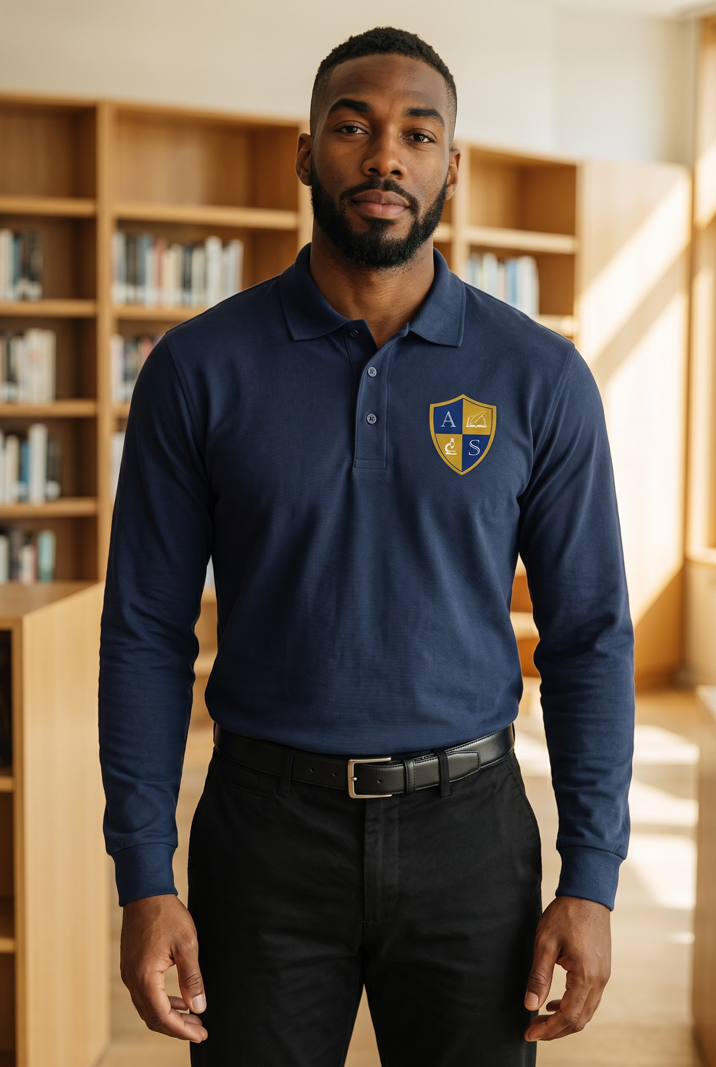 The Academy of Seminole Long Sleeve Polo